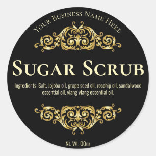 Sticker Label For Handmade Sugar Scrub