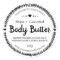 Sticker Label For Homemade Body Butter