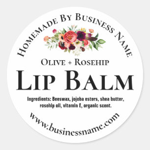 Sticker Label For Homemade Lip Balm