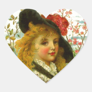 Sticker Lovely Vintage Victorian Clothing Fashions