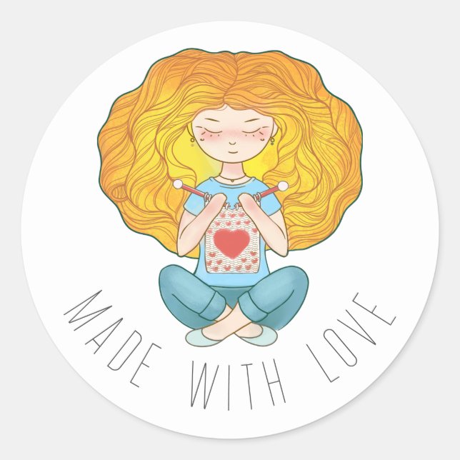 Sticker Made Whith Love (Front)