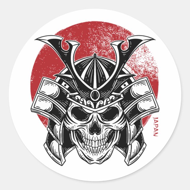 Sticker Mask Oni / Oni Mask Sticker (Front)