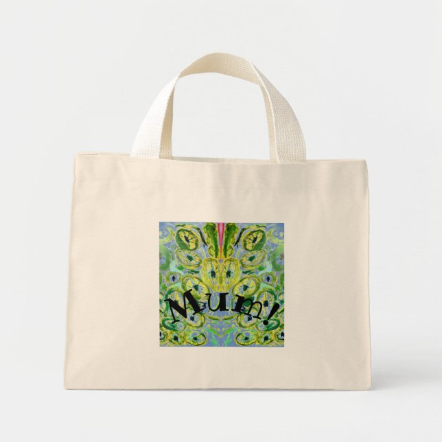 Sticker Mini Tote Bag (Front)