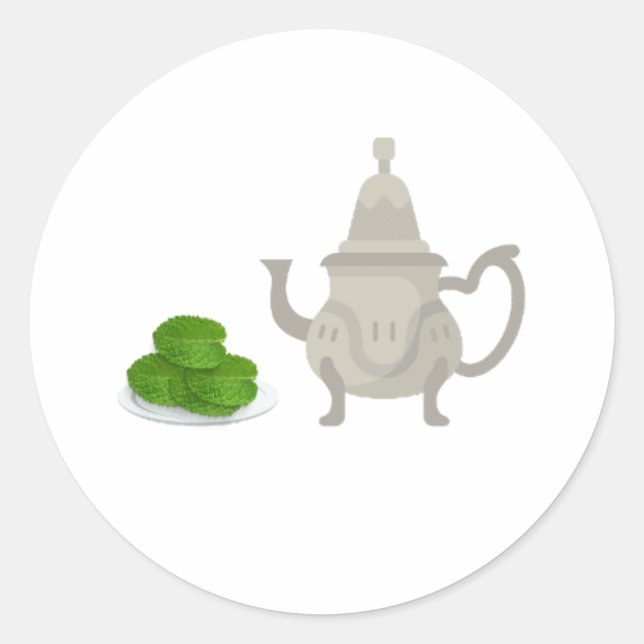 STICKER MOROCCAN BERRAD OF TEA (Front)