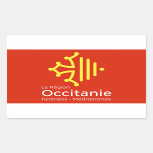 sticker “Occitanie area” France