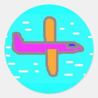 Sticker of aeroplane