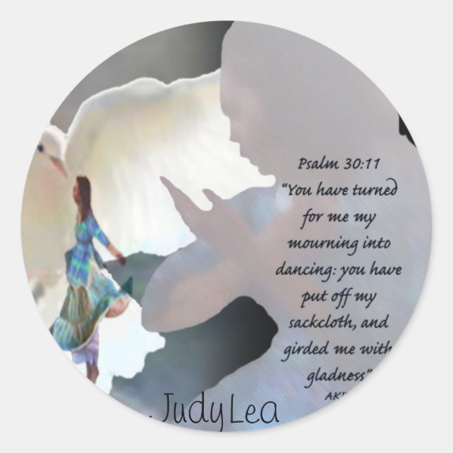 sticker of mourning into dancing (Front)