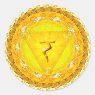 Sticker of Power, Fire, Strength, Sun Chakra