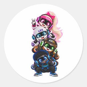 Sticker - Original Robot Crew - ASW Universe