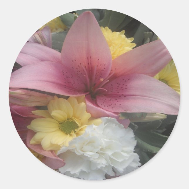 Sticker Pink Lily Beauty (Front)