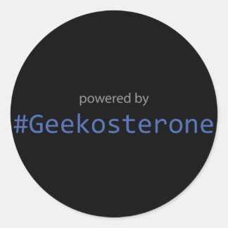 Sticker - Powered by #Geekosterone