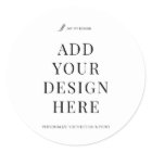 Sticker Printing Custom 1.5" Round Product Label