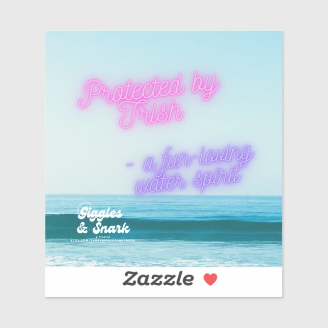 Sticker - Protected by Trish (Sheet)