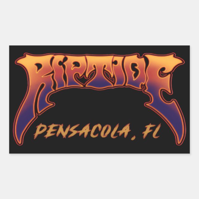 Sticker RIPTIDE Pensacola, FL Logo (Front)