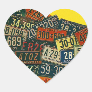 Sticker Road Trips Travel License Plates Plate
