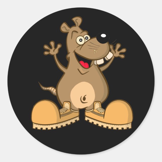 sticker rodent "cartoon" (Front)