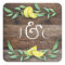 STICKER | Rustic Wood Lemon Watercolor Wedding
