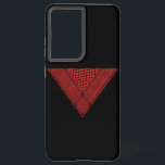 Sticker Samsung Galaxy Case<br><div class="desc">Each one of us must defend the rights of the Palestinians through resistance, even if we defend them by wearing a shirt. This is a inverted red triangle resistance Palestinian Hatta Keffiyeh Kufiya symbol of palestinian resistance For Palestinians, Palestine lovers Pro-Palestinian, or, everyone who supports freedom and justice and fights...</div>