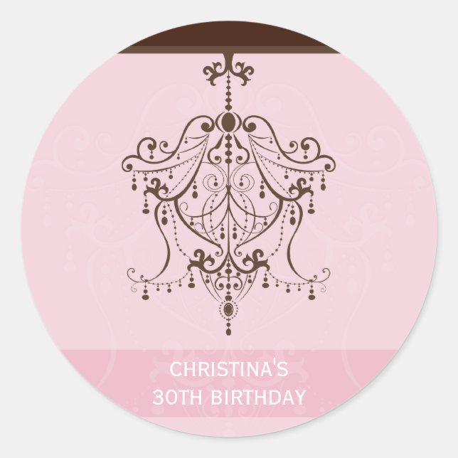 STICKER / SEAL :: chandelier 2 (Front)