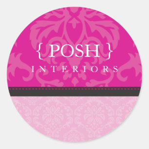 STICKER SEAL :: divinely damask 1B