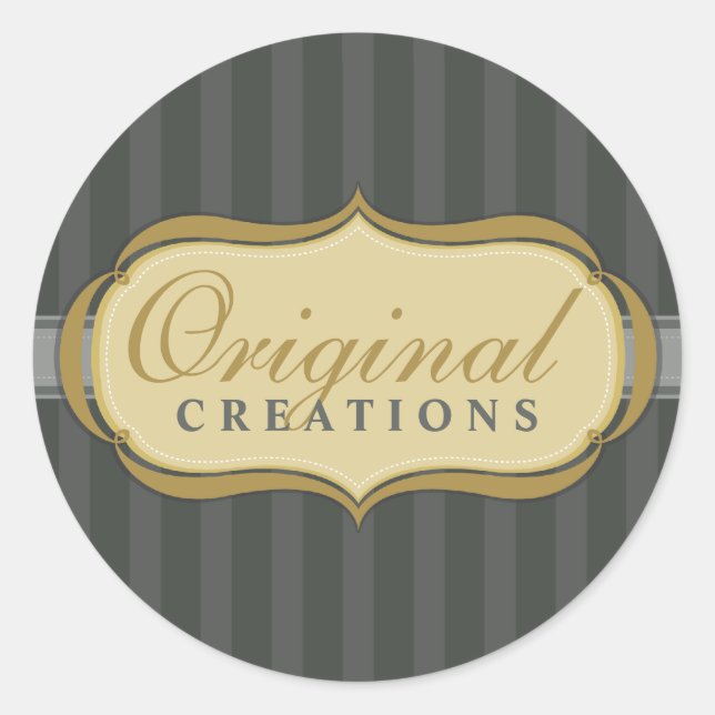 STICKER SEAL :: elegant flamboyant 13 (Front)