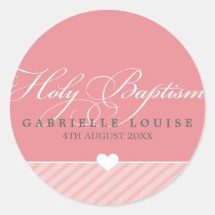 STICKER SEAL - holy baptism :: lovely type 1