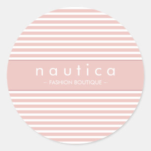 STICKER SEAL :: nautical striped 9