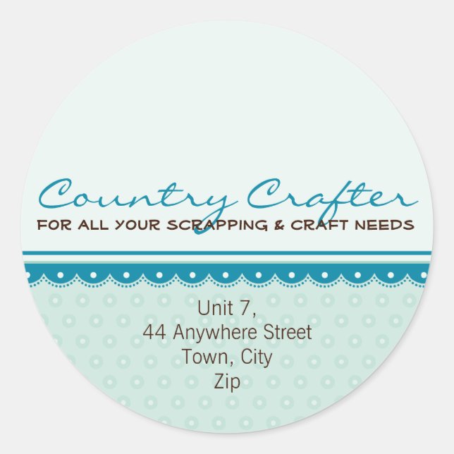 STICKER SEAL :: pretty crafty 5 (Front)