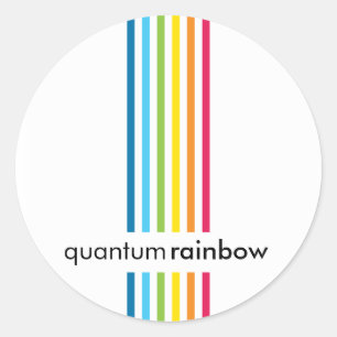 STICKER SEAL :: rainbowed stripe 1