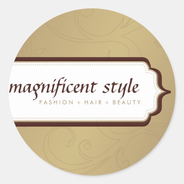STICKER SEAL :: stylish magnificence 7 (Front)
