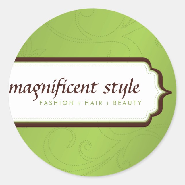 STICKER SEAL :: stylish magnificence 9 (Front)