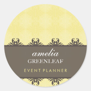 STICKER SEAL :: stylish patterned 1