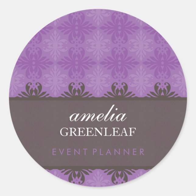 STICKER SEAL :: stylish patterned 10 (Front)