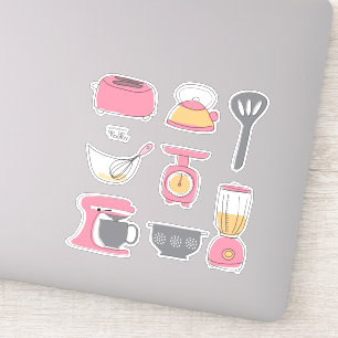 Sticker set Kitchen Appliances Cooking Baking
