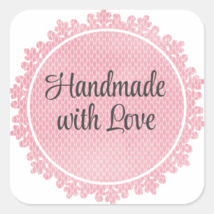 Sticker Sheet - Pink Vintage Chic Thank You