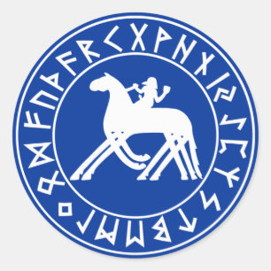 Sticker Sleipnir Shield on Blk