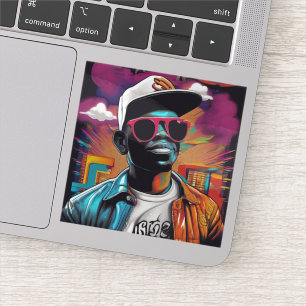Sticker - Street graffiti art RAP and Hip Hop