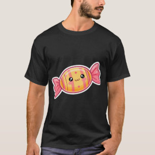 sticker template with sweet candy kawaii character T-Shirt