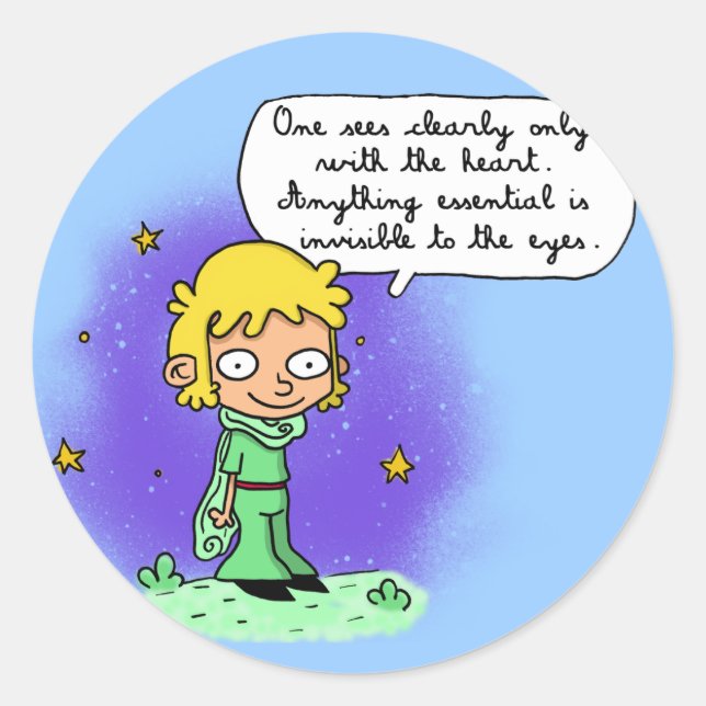 sticker "The little prince" (Front)