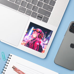 Sticker   VACHABORG Goods "Pink Mechanical Girl Ex