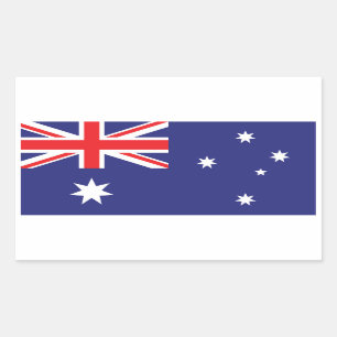 Sticker wirth Australian National Flag 