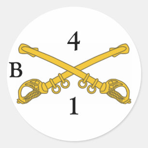 Sticker with 4cav insignia, 4, 1, B