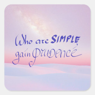 Sticker with a Bible quote