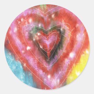 Sticker with a lovely heart