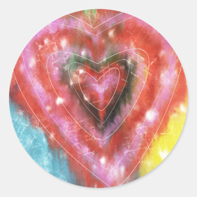Sticker with a lovely heart (Front)