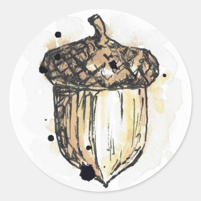 Sticker with an oak (Front)