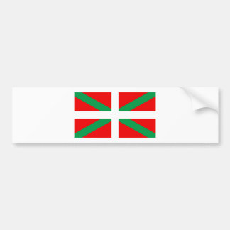 Sticker with flag Basque “Ikkurina "