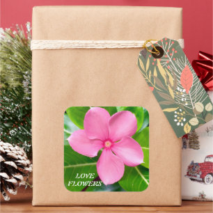 Sticker with nature related message