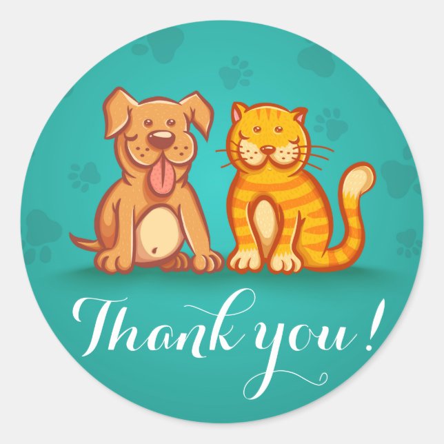 Sticker with pets (Front)