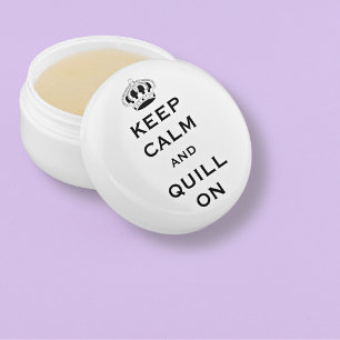 Stickers 1.5in, Edit QUILL to Any Word Keep Calm